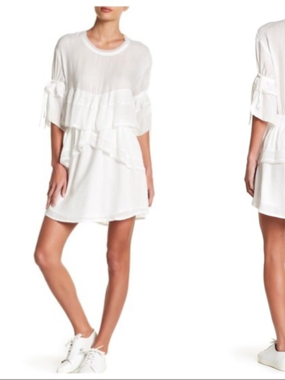 IRO Ceclie Tiered Ruffle Dress 0383 - Picture 1 of 7
